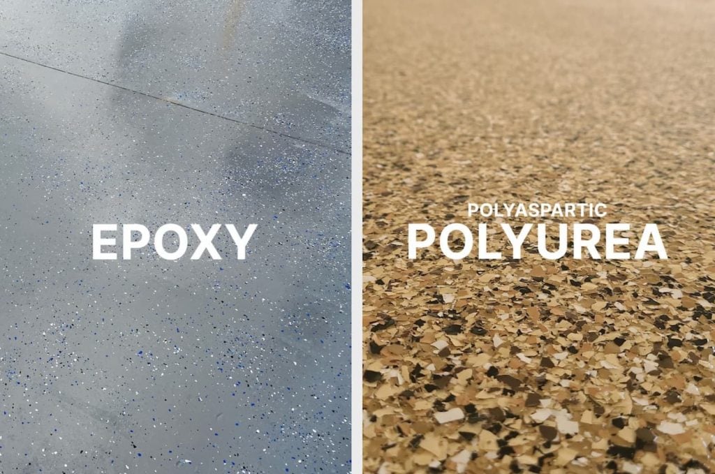 Epoxy vs Polyaspartic vs Polyurea